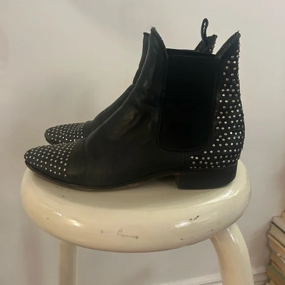 Leather Booties - Picture 2 of 8